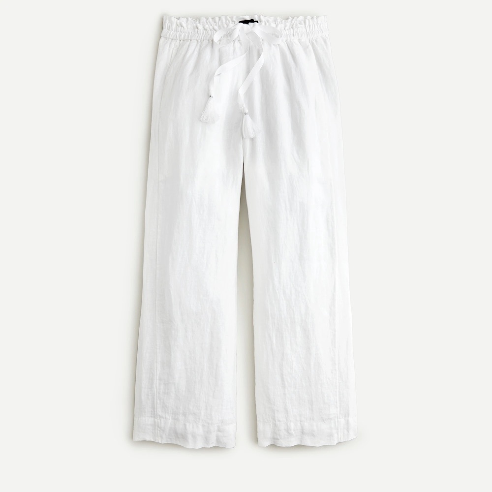 J. Crew Drawstring Linen pant for Women